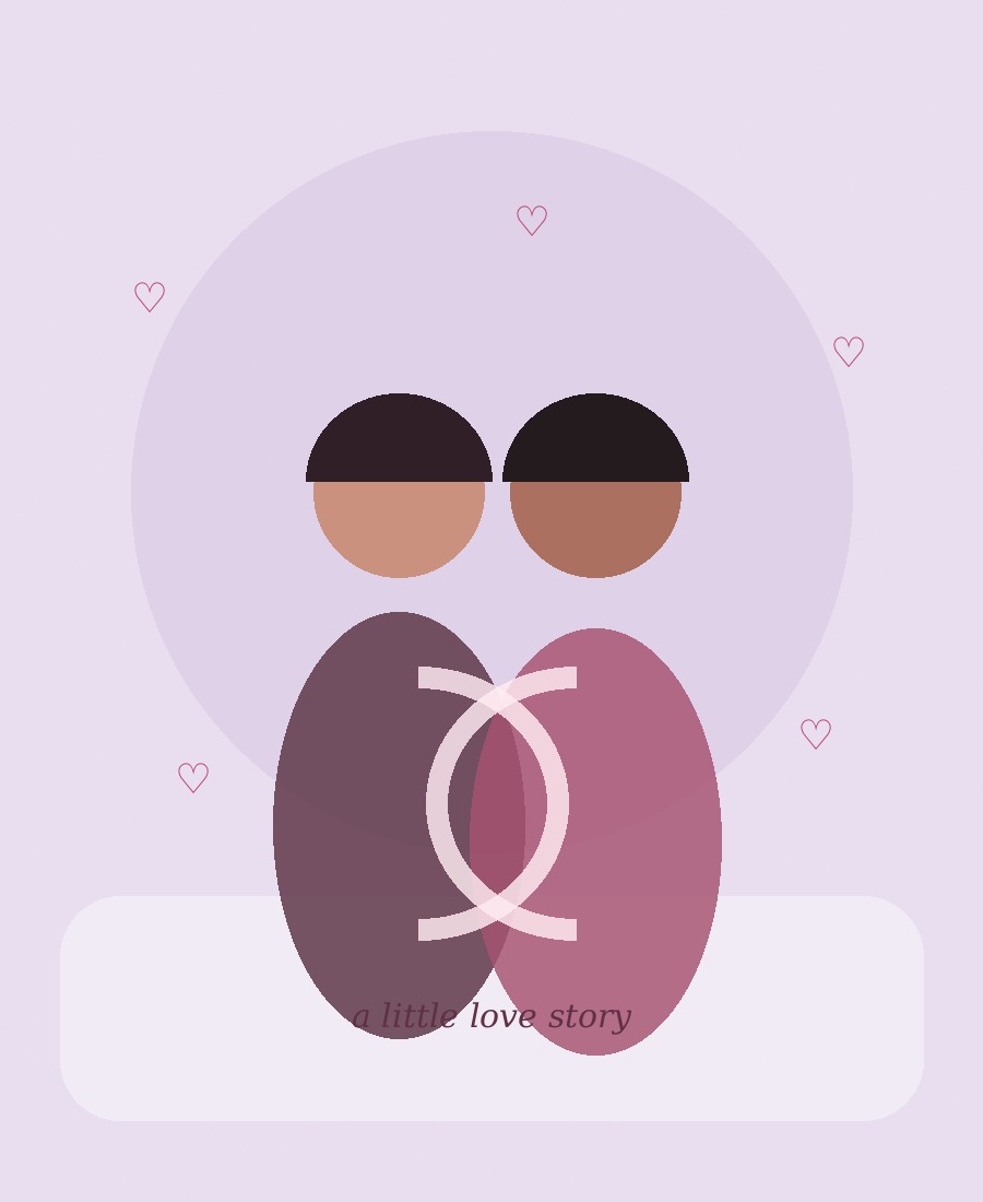 A couple embracing
